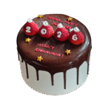 Chocolate Drip Christmas Cake – Limited Festive Edition