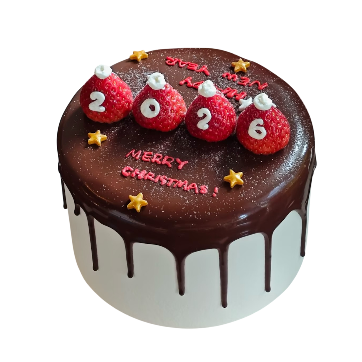 Photoroom_20251211_223454 Chocolate Drip Christmas Cake – Limited Festive Edition - Image 1