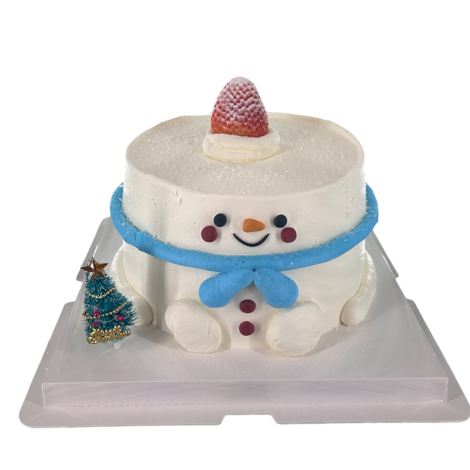 Photoroom_20251216_163135 Snowman Cake – Limited Winter Edition - Image 1