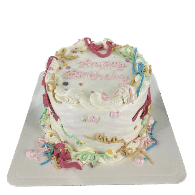 Confetti Ribbon Cake