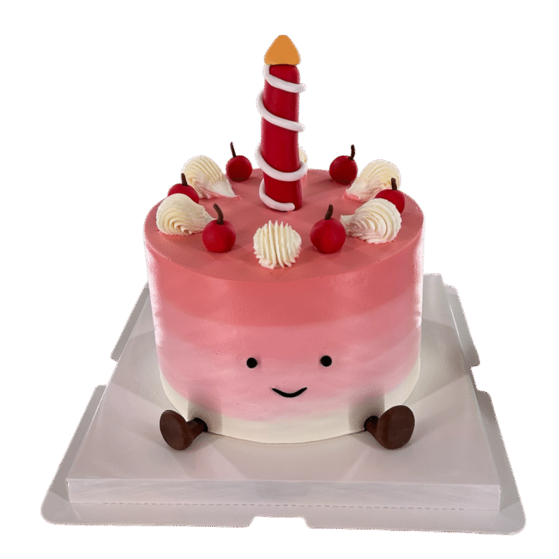 Smiley Birthday Cake