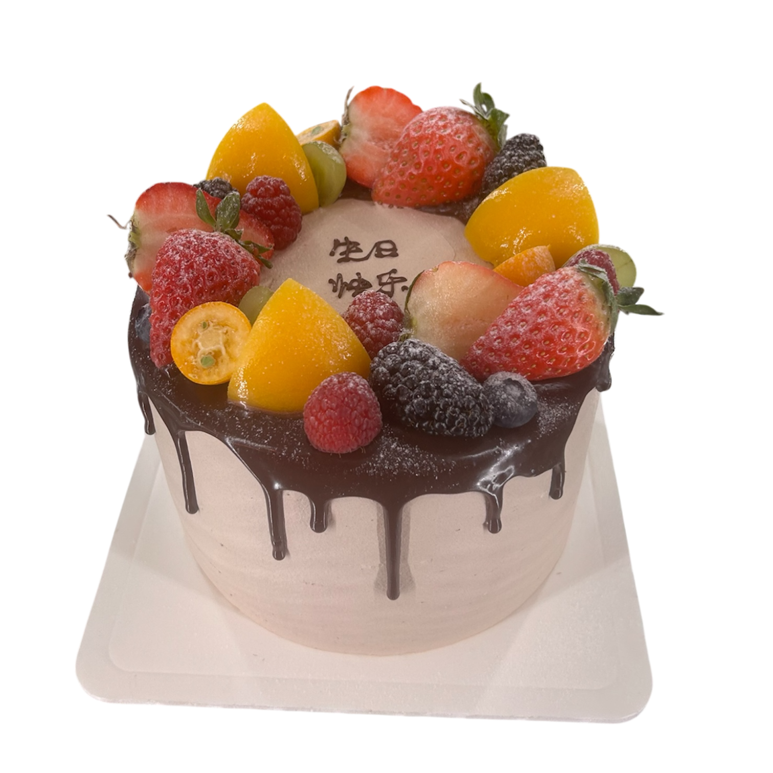 Photoroom_20260226_224950 Chocolate Fresh Cream Fruit Cake - Image 1